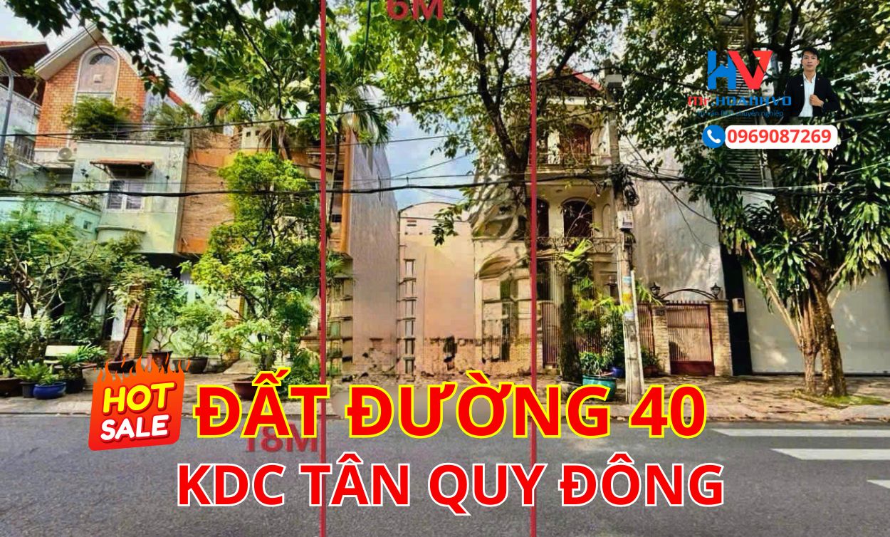bán đât đường số 40 tân quy đông