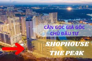 BÁN DUY NHẤT SHOPHOUSE 2 MẶT TIỀN THE PEAK MIDTOWN