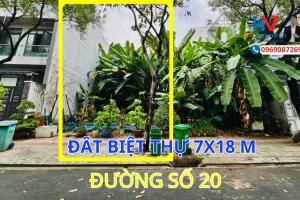 Đất Biệt Thự Ven sông quận 7