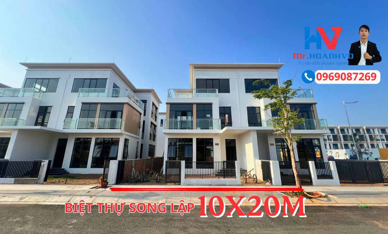 biệt thự song lập 200 m2 tt city millennia