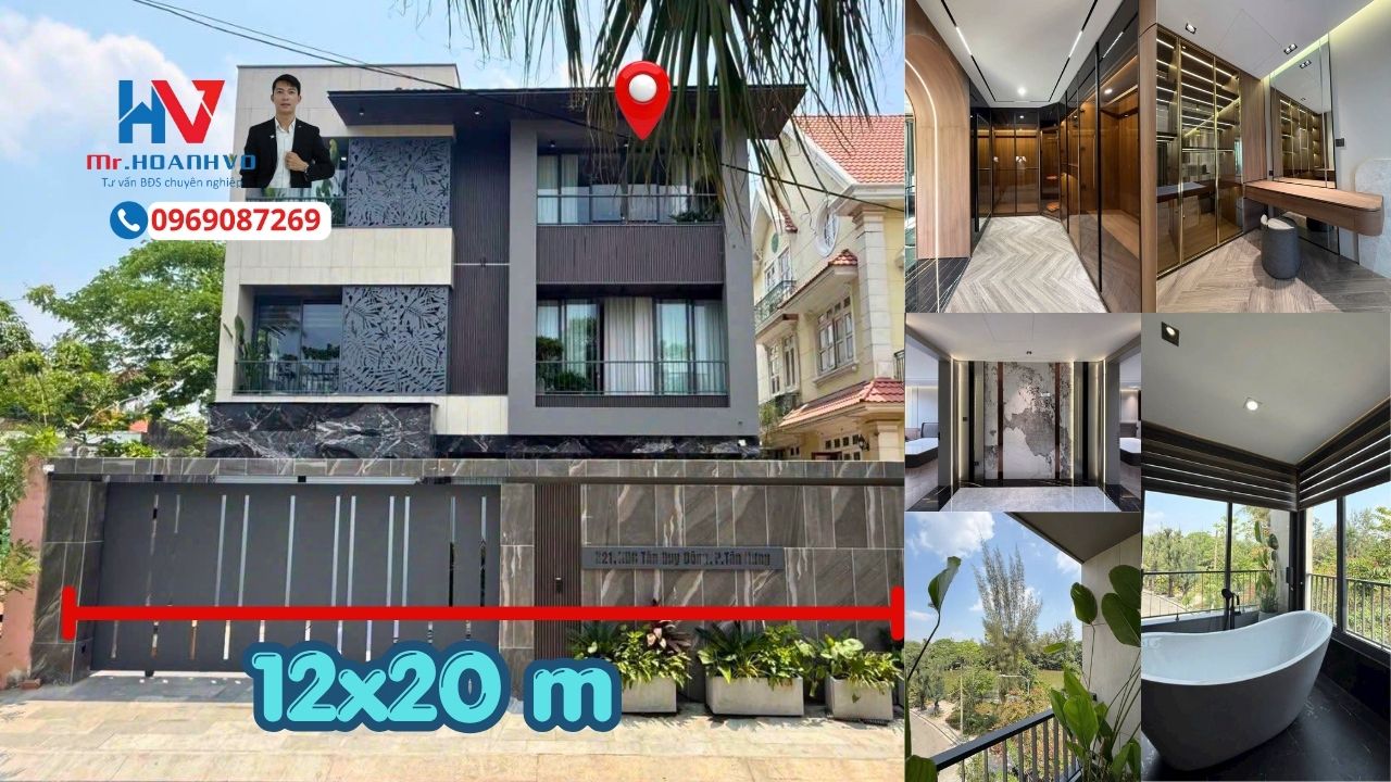 Biệt thự đơn lập View Sông Tân Quy Đông