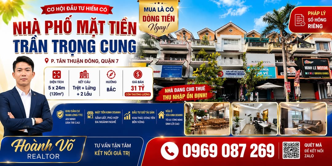 Nhà phố Trần Trọng Cung Quận 7