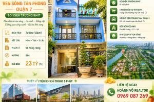 Đất nền nhà phố Sadeco Ven sông Q7