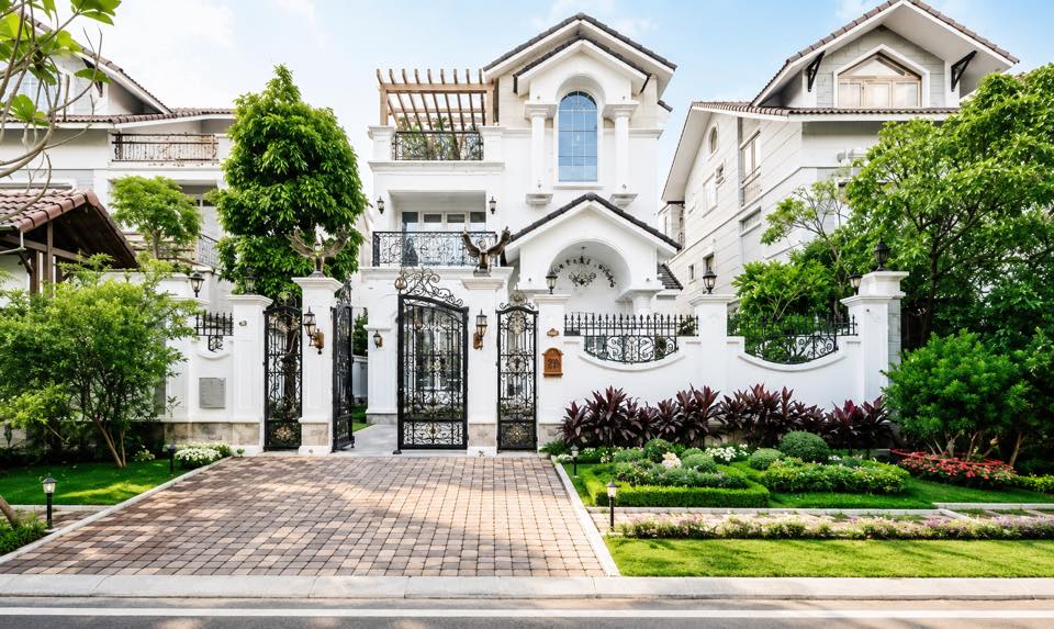 Biệt thự đơn lập Nam Phú villas nhà đẹp
