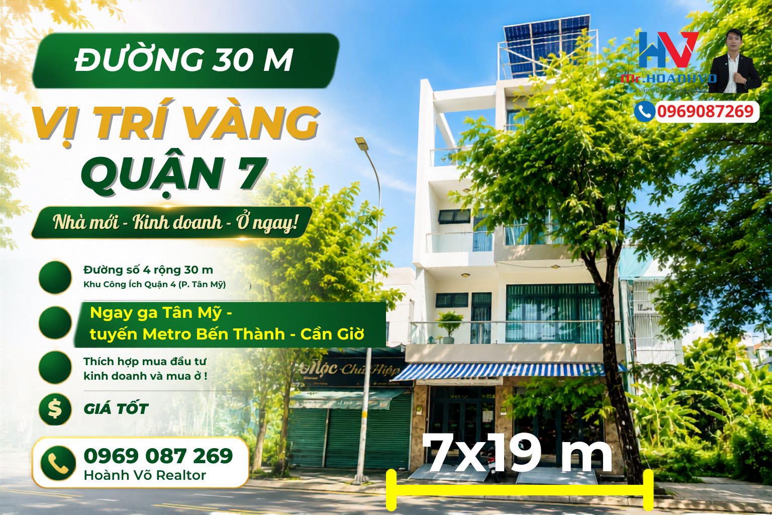 Nhà Phố 7x19 m đường 30 m CIQ4
