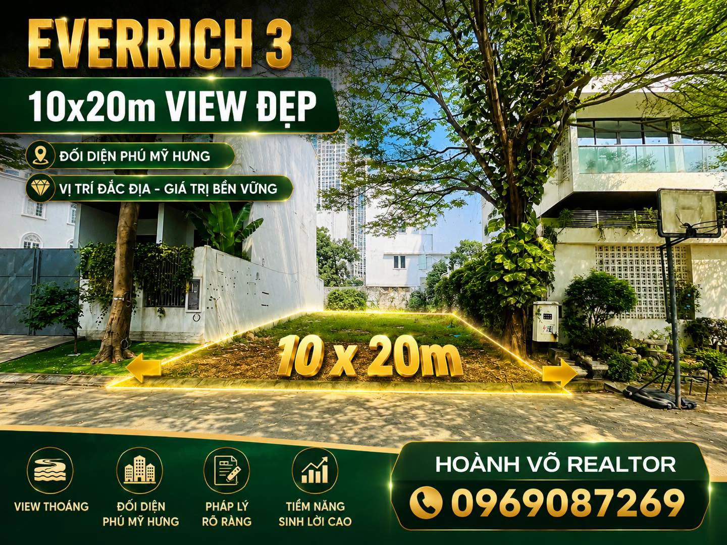 Đất Biệt thự  Everrich 3 quận 7