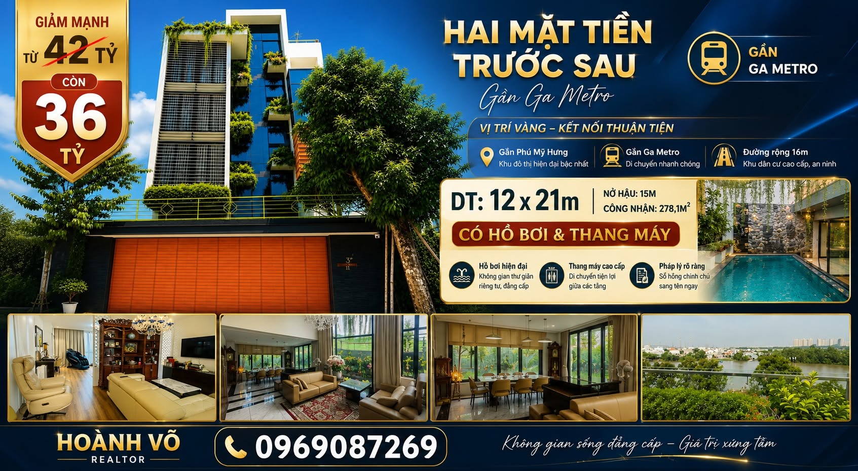 Biệt thự Phú Mỹ Chợ Lớn - CIQ4 -36 tỷ