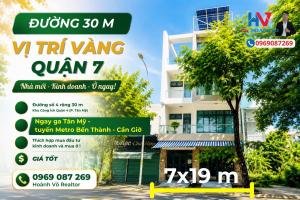 Nhà Phố 7x19 m đường 30 m CIQ4