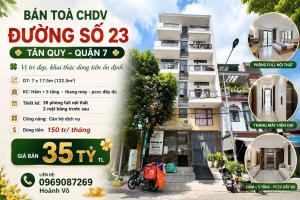 Nhà phố dòng tiền quận 7 đường 23 Tân quy