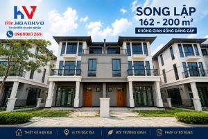 Biệt thự Song lập 162 M2 GS Metro City