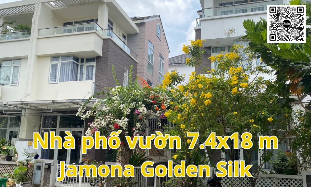 nhà phố vườn jamona golden silk