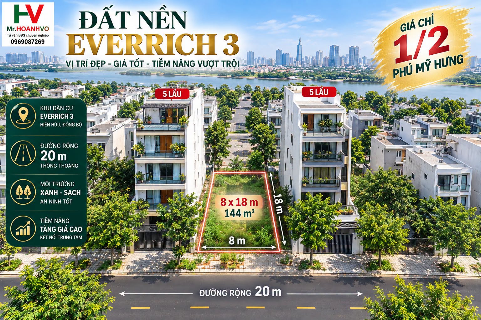 Đất Nhà phố Everrich 3 - 22.4 tỷ