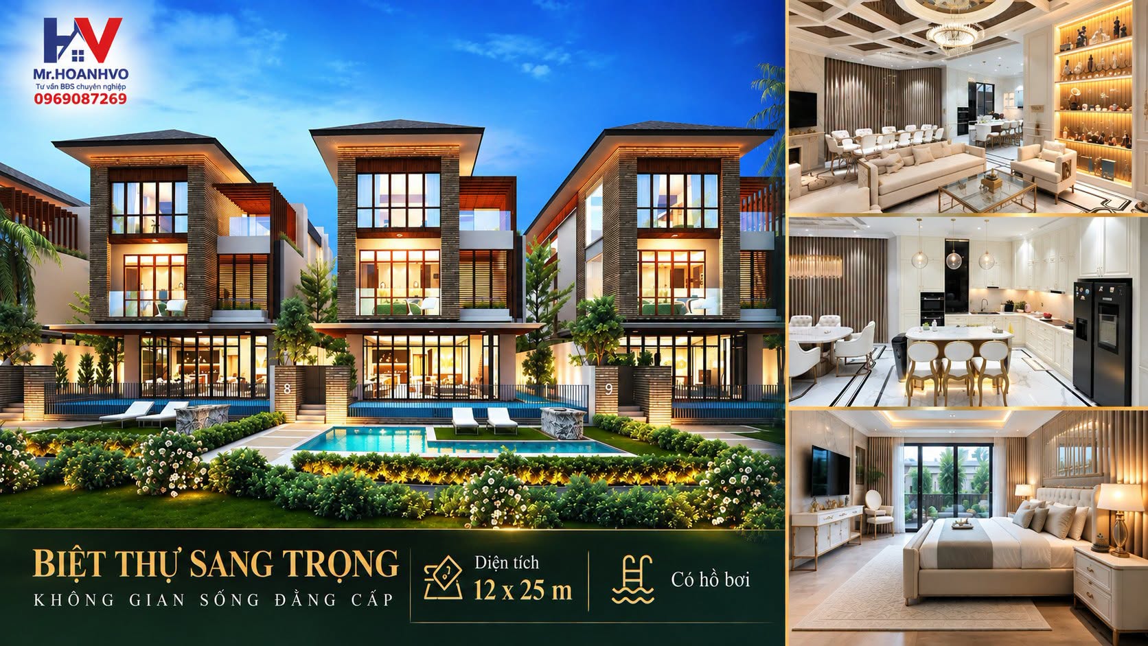 Biệt thự View Sông Lavila Derio