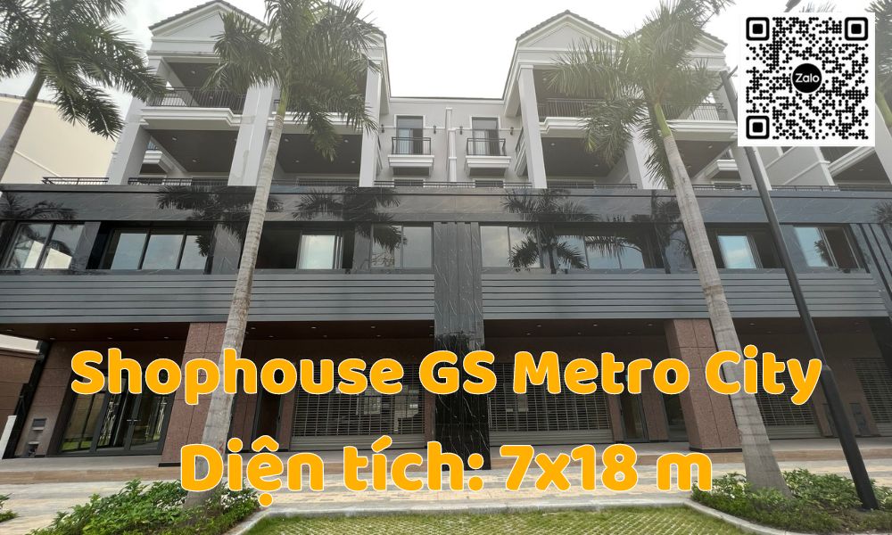 Đã Bán -  Căn song lập 162 m2 giá 17.5 tỷ GS Metro City