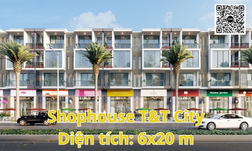 Shophouse  T&T City Millennia đường 30 m