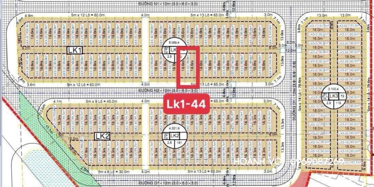 mặt bằng đất nền Q7 Riverside