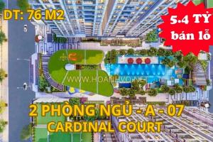 Chủ nhà gửi bán lỗ căn 2 phòng ngủ 07 tháp A Cardinal Court