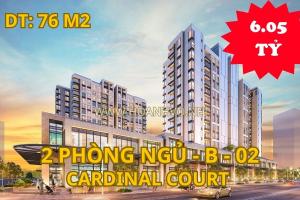 Chính chủ gửi bán căn 02 tháp T2 căn góc Cardinal Court