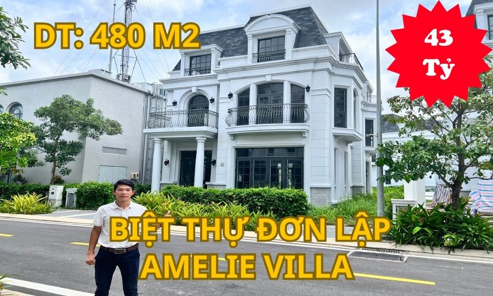 Cần bán nhanh Biệt thự Đơn lập to nhất Amelie Villa Phú Mỹ Hưng 43 tỷ