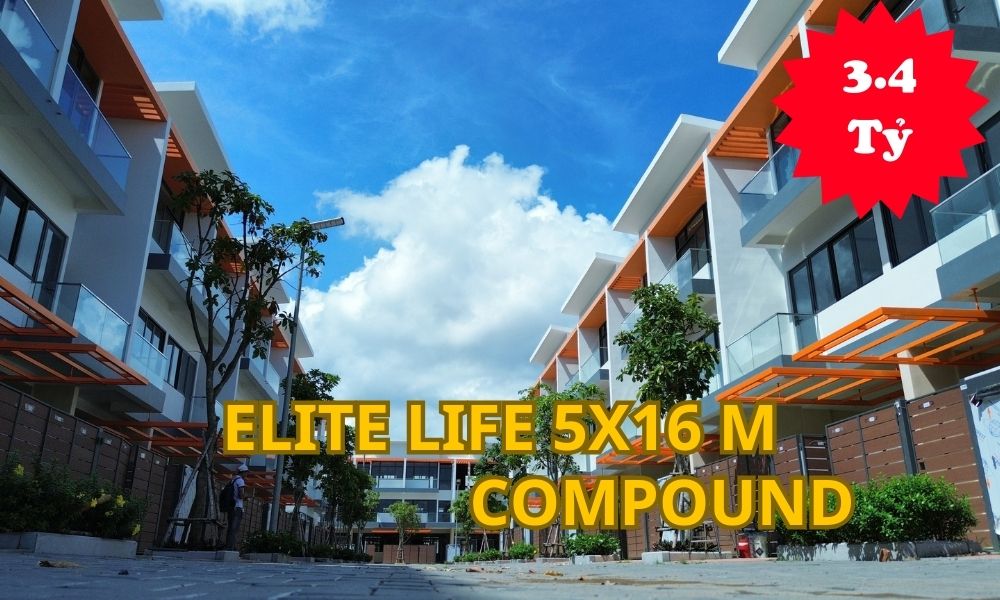 Chủ nhà gửi bán gấp căn nhà phố Elite Life 5x16 m 3.4 tỷ