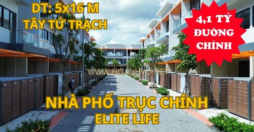 Chủ nhà gửi bán gấp căn nhà phố Elite Life 5x16 m 4,1 tỷ đường 14 m