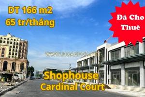 Cho thuê shophouse Cardinal Court 2600$ tháng