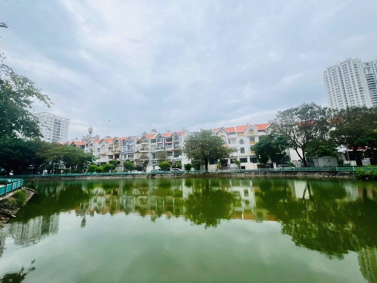 biệt thự him lam view hồ 