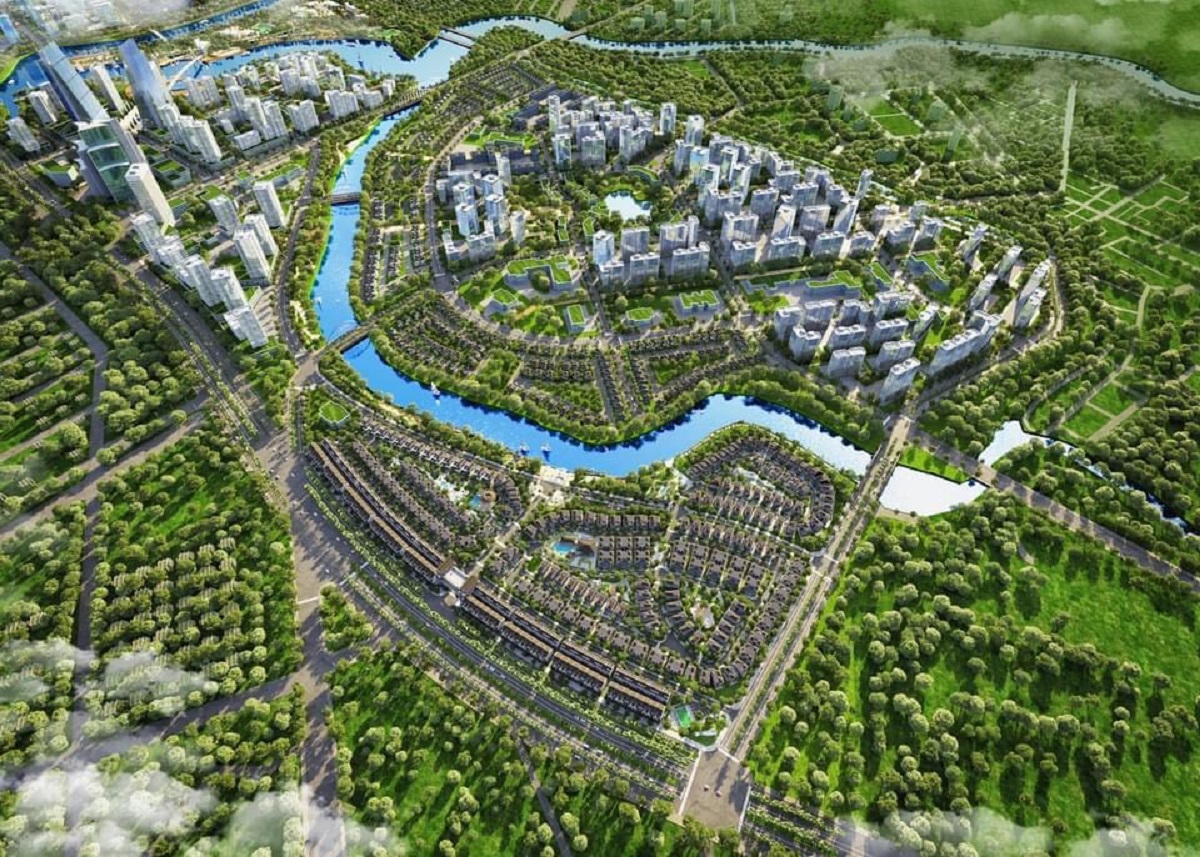 phân khu 1 với khoản 70 ha tại gs metro city