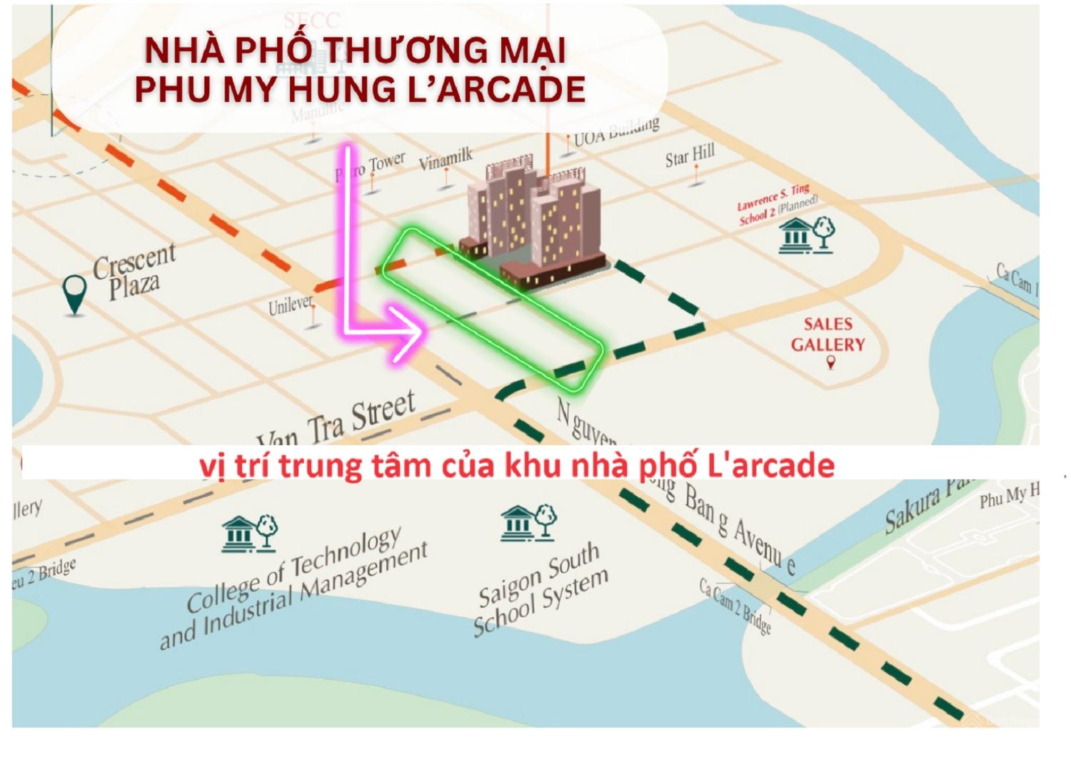 vị trí kim cương 36 căn nhà phố l acade phú mỹ mỹ hưng