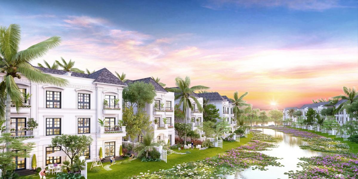 biệt thự ven kênh tại Vinhomes Phước VĨnh Tây