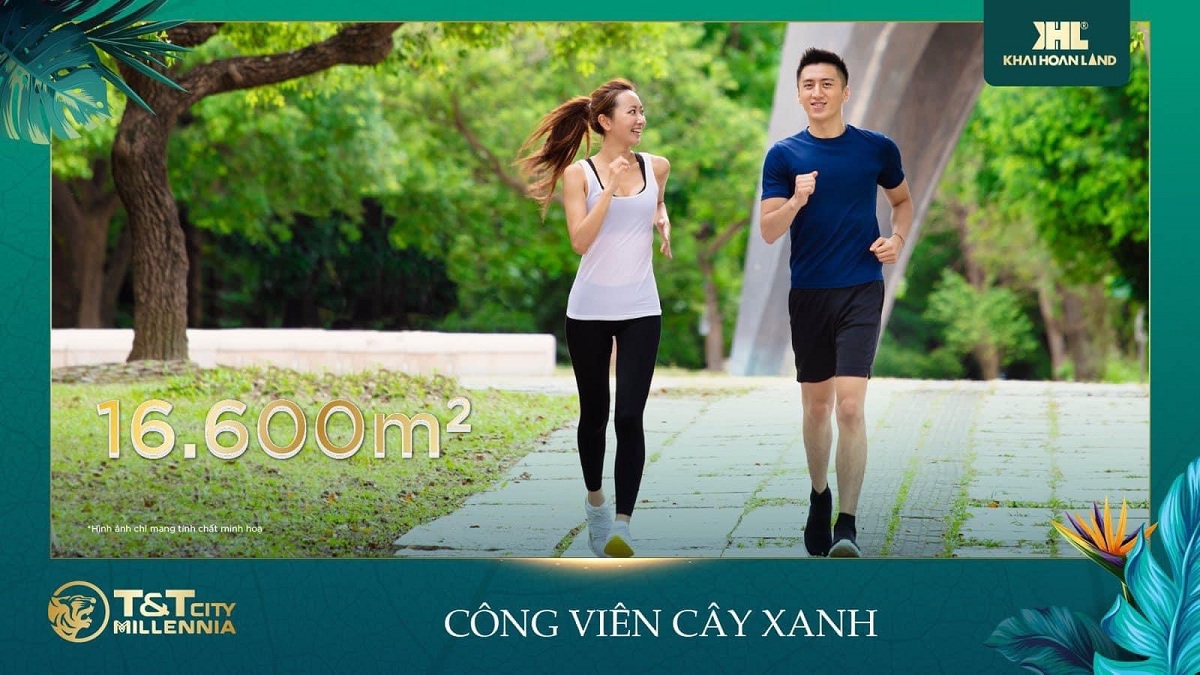 công viên cây xanh phân khu 1 tt city millennia