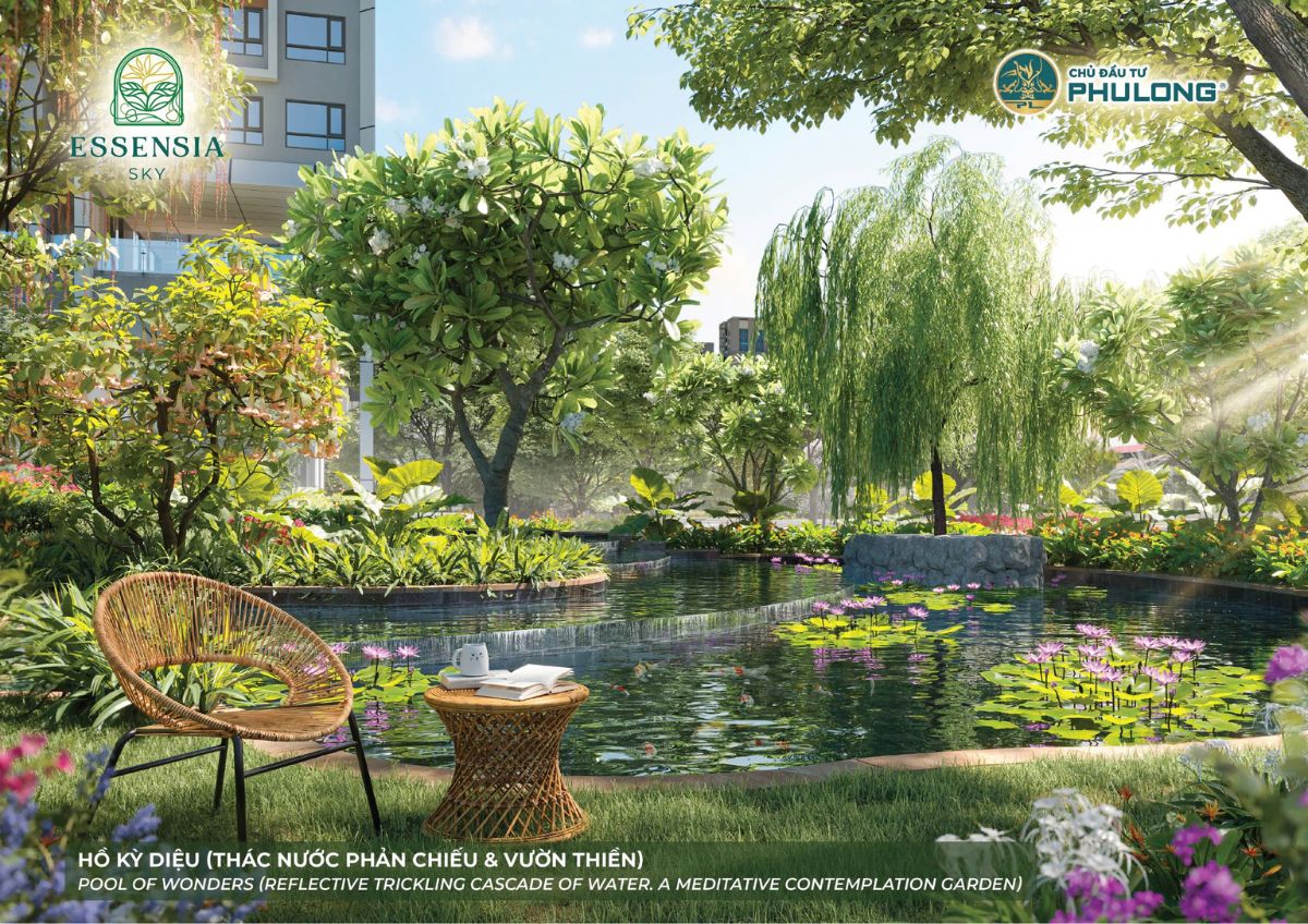 công viên nội khu essensia sky