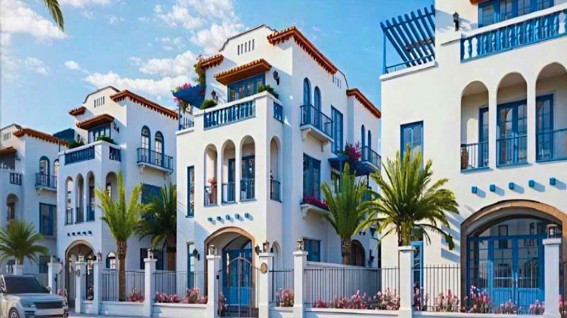 mẫu biệt thự đơn lập kiến trúc địa trung hải tại Vinhomes Green Paradise