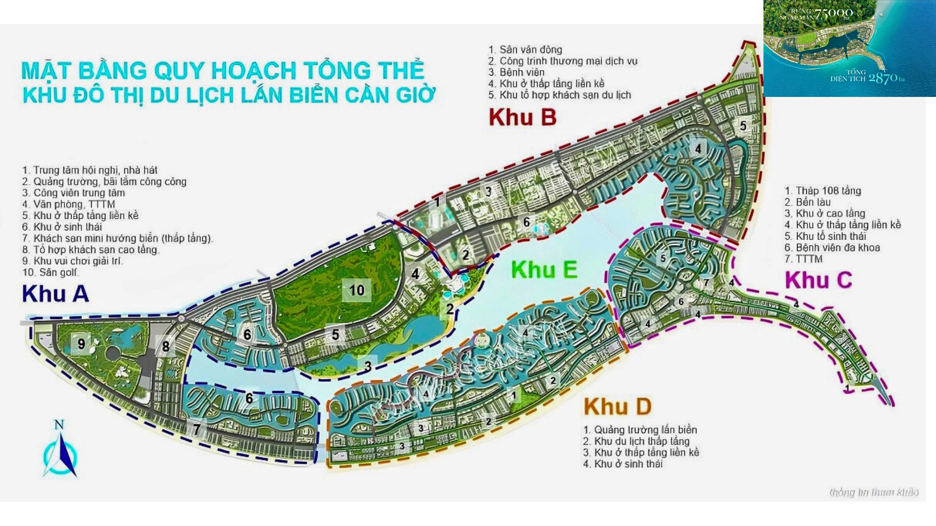 quy hoạch chi tiết từng phân khu Vinhomes Green Paradise