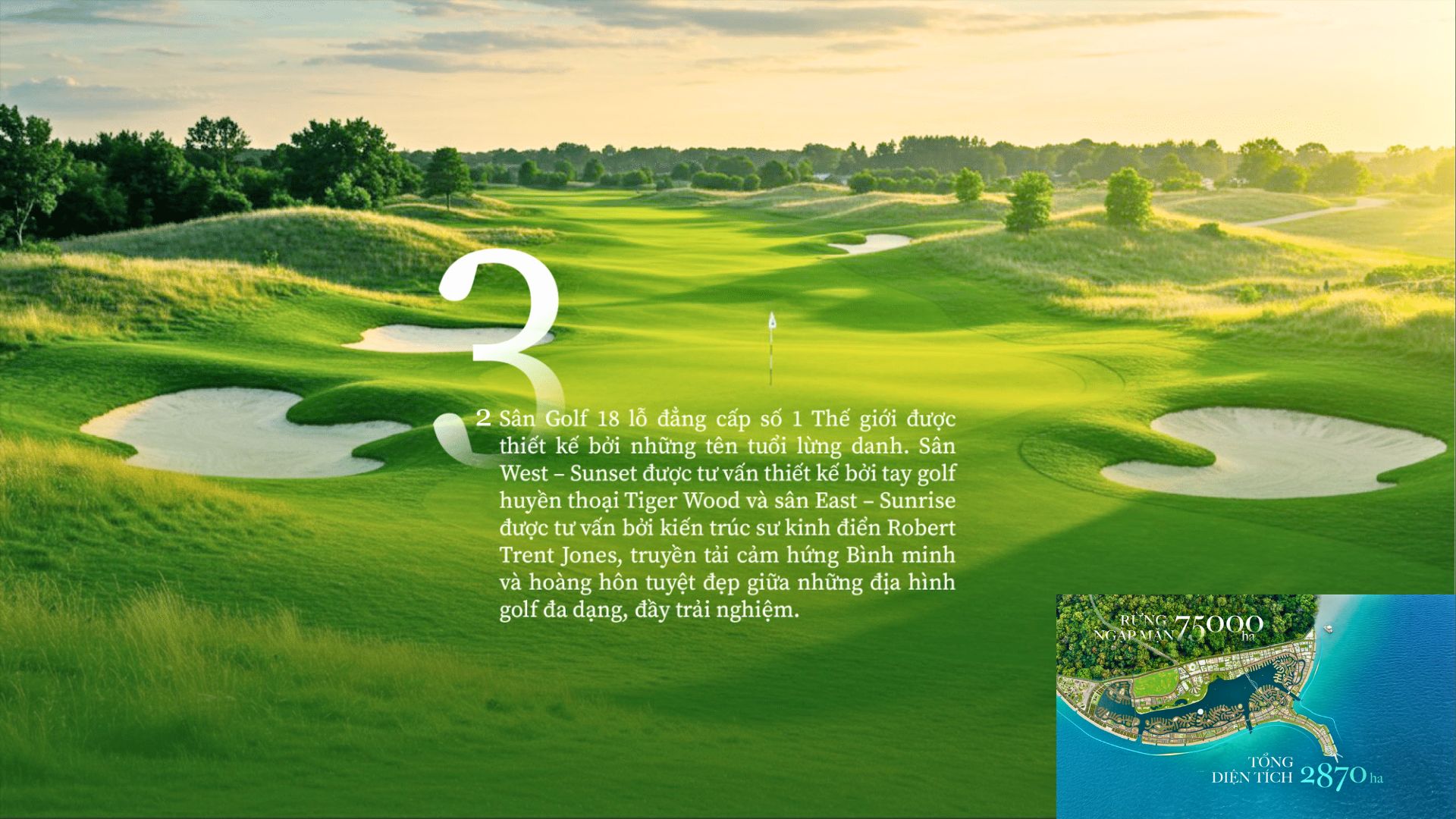 sân golf 18 lỗ vinhomes green paradise cần giờ