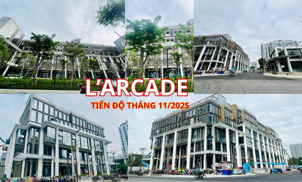 tiến độ dự án larcade phú mỹ hưng tháng 11 năm 2025